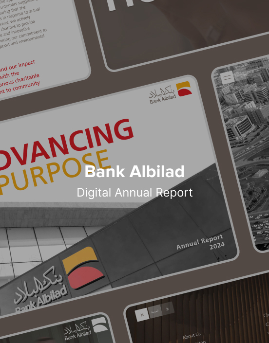 Best Digital Annual Report created for Bank Albilad