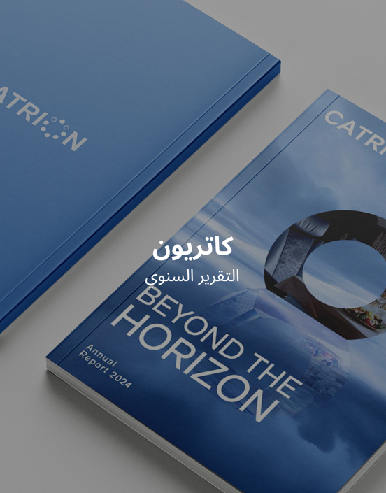 Annual Report design for Catrion in KSA.