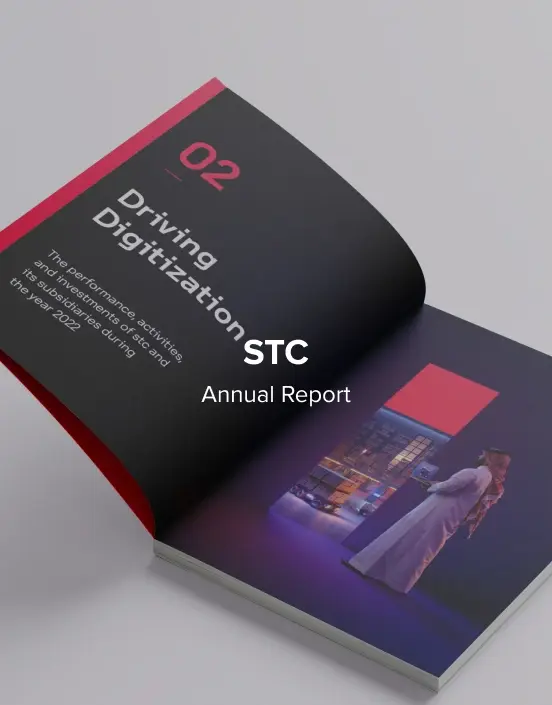 STC - Providing Best digital annual report designing services in KSA